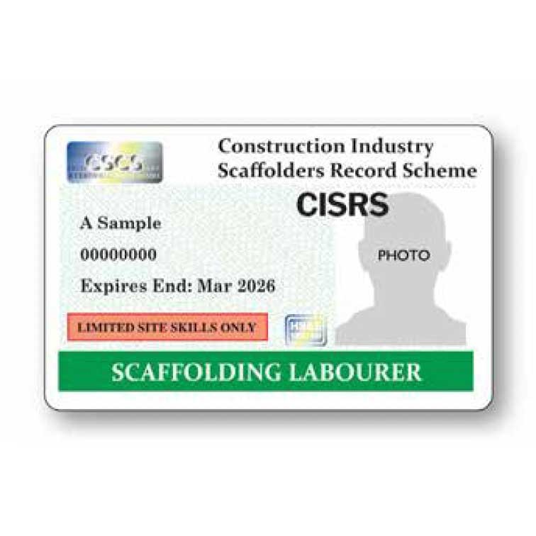 CISRS COTS Scaffold Labourer scaffold-labourer-card